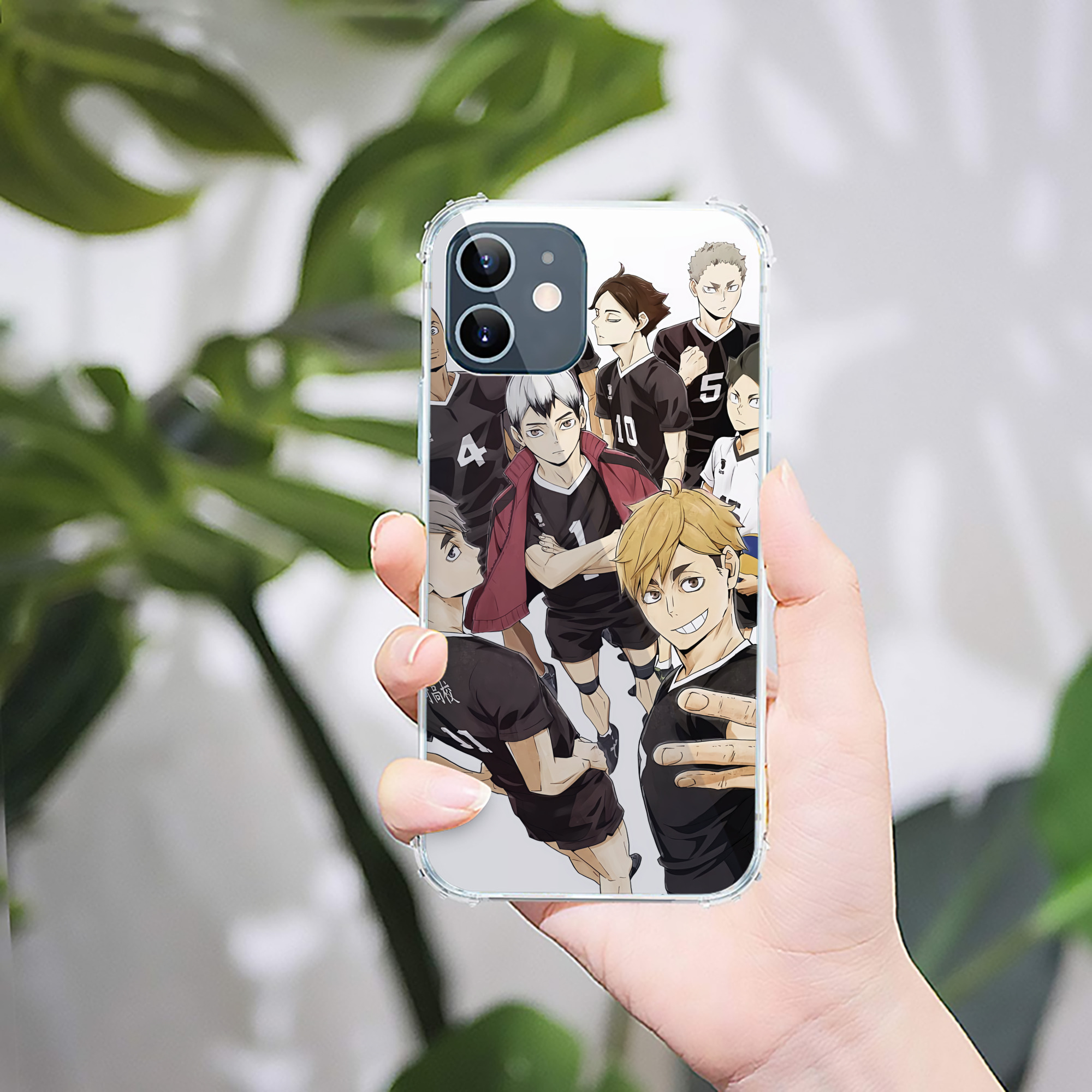 （画像用） ハイキュー!! Haikyu!! 【iPhone 12シリーズ対応】透明スマホケース（クリアソフトケース）